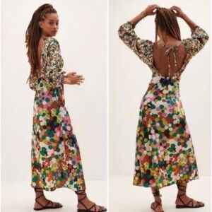 Colorful Patterned Maxi Dress